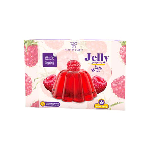 Healthy & Tasty Keto Jelly Raspberry, Sugar Free, Gluten Free, No Artificial Colours, 20gm