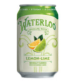 Waterloo Sparkling Water, Lemon - Lime 355ml