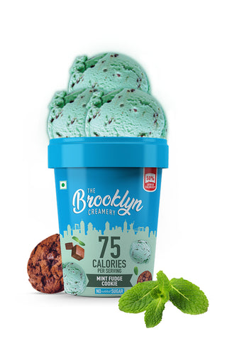 The Brooklyn Creamery Mint Fudge Cookie 450ml