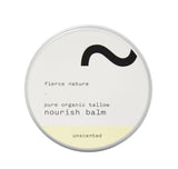 Fierce Nature Pure Organic Tallow Nourish Balm Unscented 100g