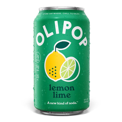Olipop Prebiotic Lemon Lime Soda Can 355ml