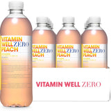 Vitamin Well Drink Peach ZERO 500ml, Case of 12
