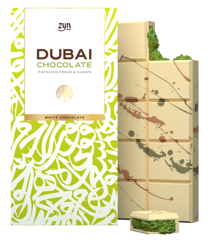 ZYN Dubai Kunafa WHITE Chocolate Pistachio Cream 200g