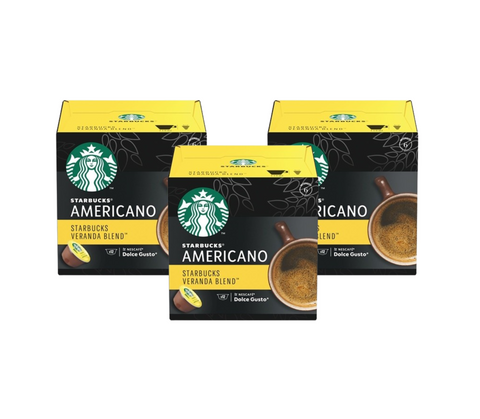 Starbucks Grande Veranda Blend by Nescafe Dolce Gusto 12 Capsules 102g Eack (Pack of 3)