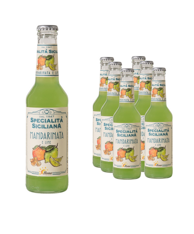 Specialita Siciliana Mandarin & Lime Italian Soft Drink 275ml (Pack of 6)