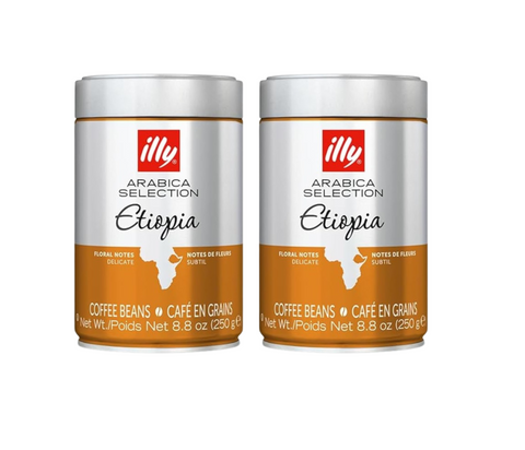Illy Arabica Selection Etiopia Coffee 250g (Pack of 2)