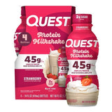 Quest Protein Strawberry Milkshake 414ml (Pack of 4)