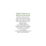 Meadows Organic Rosemary Flat Bread 140g - image 3