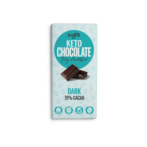 Ingfit Premium Sugar Free Dark Chocolate 100g