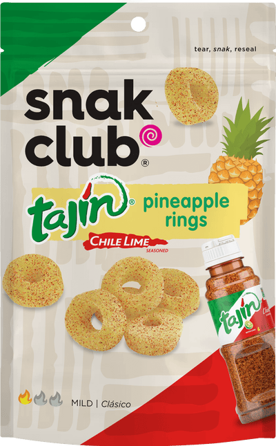 Snak Club Tajin pineapple rings 64g