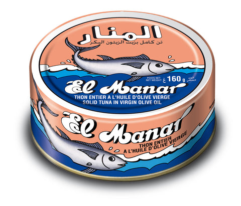 El Manar Solid tuna in virgin olive oil 160g