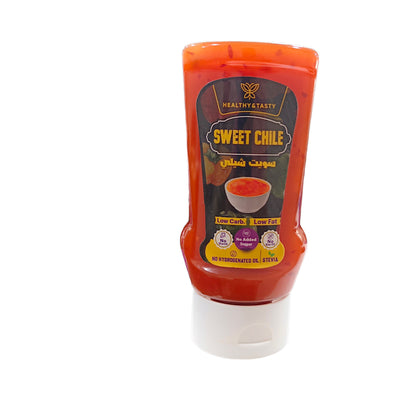 Healthy & Tasty Sweet Chilli Sauce  Low Carb, Low Fat, No Starch, No Added Sugar, No Soy Oil, No Hydrogenated Oil 340ml