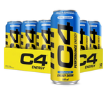 Cellucor C4 Original Carbonated Energy Drink, Frozen Bombsicle, 500ml (Pack of 12)