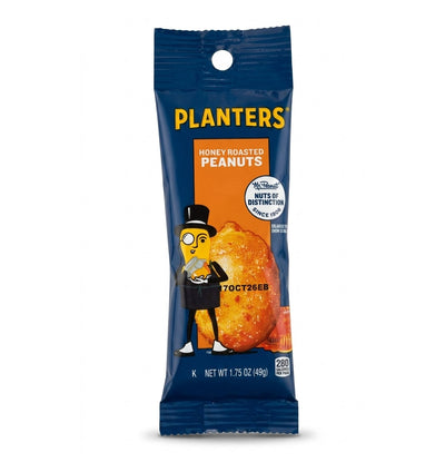Planters Plant Based Protein Honey Roasted Peanuts - 49g