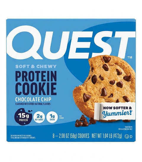 Quest 8 Protein Chocolate Chip Cookies - 472g