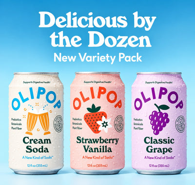 Olipop Variety Pack, A New Kind of Soda, 355ml (15 pk)