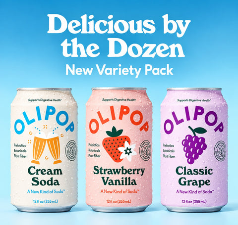 Olipop Variety Pack, A New Kind of Soda, 355ml (15 pk)