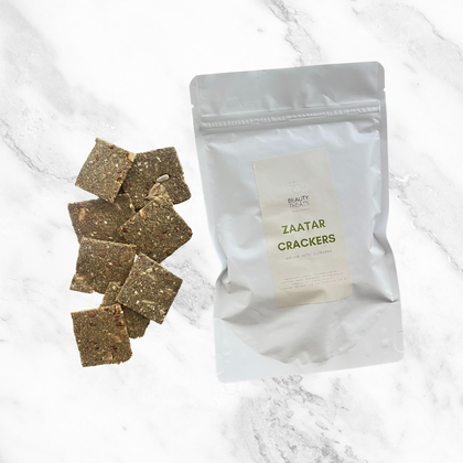 Beauty Treats Collagen Keto Snacks- Zattar Crackers 100g