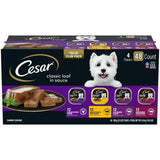 Cesar Classic Loaf in Sauce Wet Dog Food Variety Pack 100g (48pk)