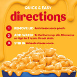 Velveeta Shells and Cheese Original Microwavable Sauce Cups, 68g (12 cups) - image 5