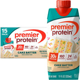 Premier Protein 30g High Protein Shake, Cake Batter Delight 325ml (15 pk)