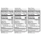Waterloo Sparkling Water Summer berry, Lemon Lime, Black Cherry Variety Pack 355 ml, 24 pk - image 2