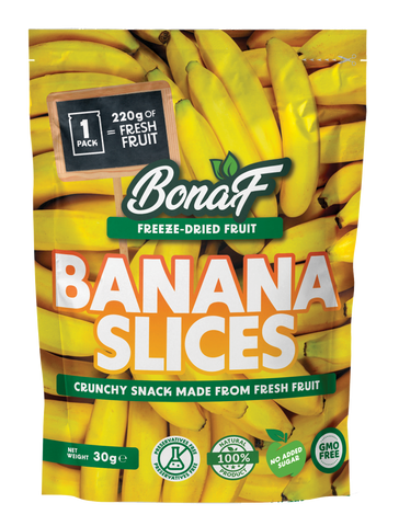 Freeze Dried Banana Slices 30g