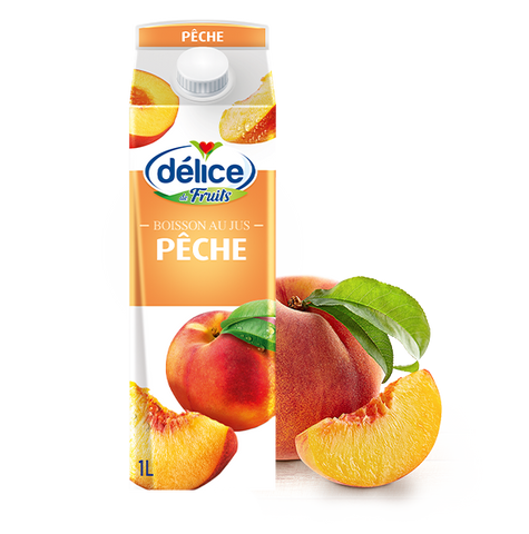 Delice Peach Juice 1Ltr