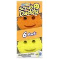 Scrub Daddy Sponges, Multiple Colors, 6 Pack