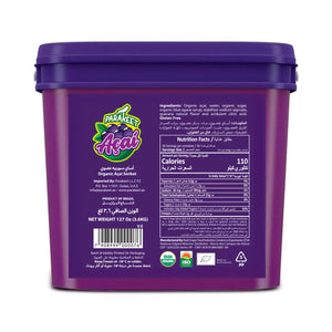 Parakeet Organic Acai Sorbet 3.6Kg Bucket