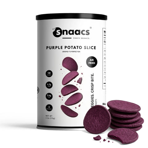 Snaacs Air Fried Purple Potato Slice 113g