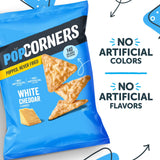 Popcorner White Cheddar Popped Corn Chips, 28.3g - image 3