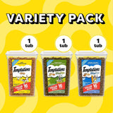 Temptations Cat Treats Variety Pack with Tasty Chicken Flavor, Catnip Fever, & Surfers' Delight - 1.36kg - image 2