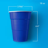 Heavy - Duty Blue Plastic Cups 532ml, 240 cups - image 3