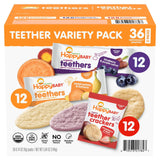 HappyBABY Organics Teethers & Teether Crackers Variety Pack - 144g (36ct)