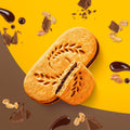 Belvita Sandwich Breakfast Biscuits, Dark Chocolate Creme 50g
