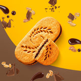 Belvita Sandwich Breakfast Biscuits, Dark Chocolate Creme - 1.25kg (25 Packs of 2)