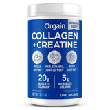 Orgain Collagen +Creatine, Unflavored - 884g (XL)