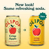 Olipop Prebiotic Crisp Apple Soda Can 355ml