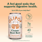 Olipop Prebiotic Classic Root Beer Soda Can 355ml