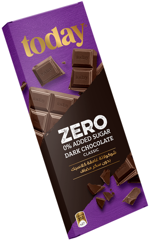Today Dark Chocolate Classic Zero% Added Sugar 65g