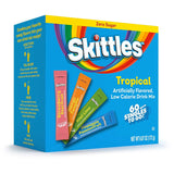 Skittles Zero Sugar Tropical Powdered Drink Mix Variety Pack 172g (60 Pieces)