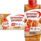 Premier Protein 30g High Protein Shake, Caramel 11 fl. oz., 15 Pack