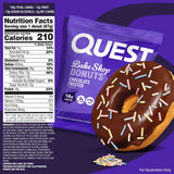 Quest Bake Shop Chocolate Frosted Donuts 268g (Pack of 4)
