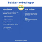 Belvita Crunchy Breakfast Biscuits, Blueberry - 1.25 kg (25 Packs of 4)
