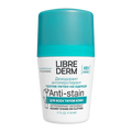 Librederm 48-Hour Anti-Stain Antiperspirant, Roll-On, Hypoallergenic, Dermatologist Tested 50ml