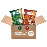 Quest Protein Chips, BBQ and Sour Cream Onion Variety Pack - 32g (14 ct)
