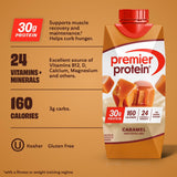 Premier Protein 30g High Protein Shake, Caramel 11 fl. oz., 15 Pack