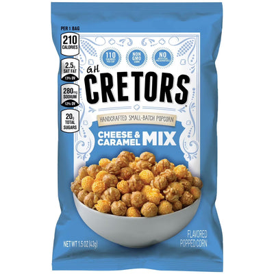 CRETORS Cheese & Caramel Mix Popcorn, 43g