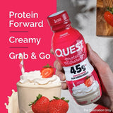 Quest Protein Strawberry Milkshake 414ml (Pack of 4)